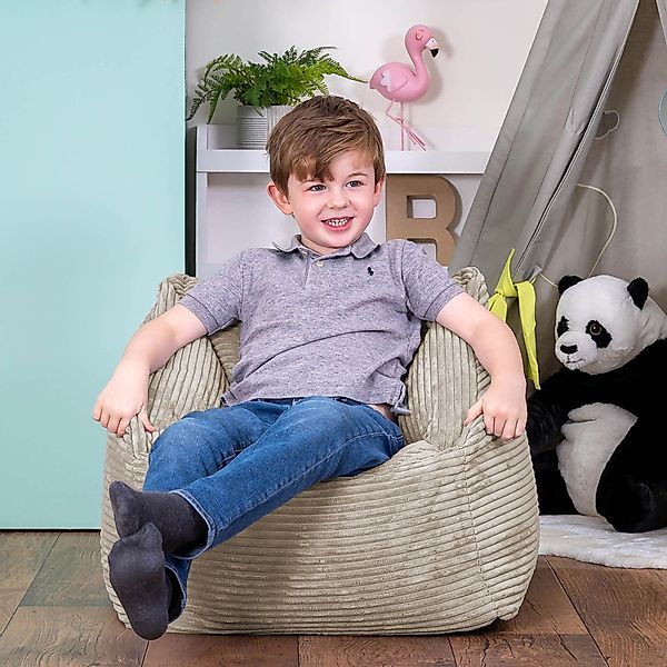 icon Sitzsack Kinder aus Cord Flauschig günstig online kaufen