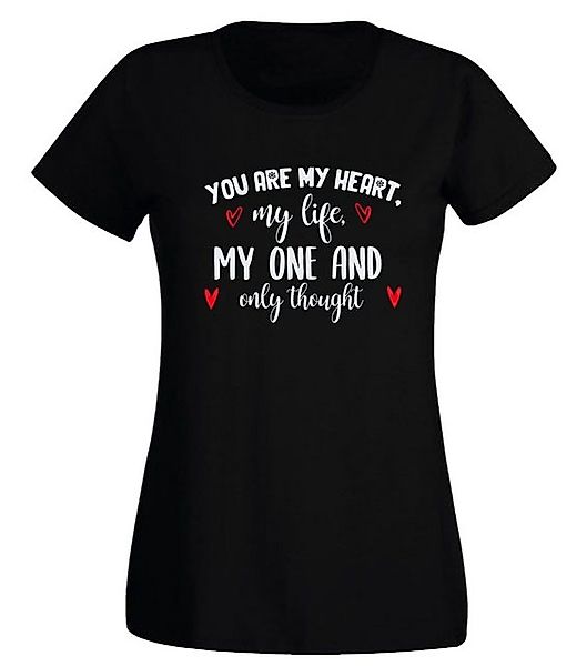G-graphics T-Shirt Damen T-Shirt - You are my heart, my life my one and onl günstig online kaufen