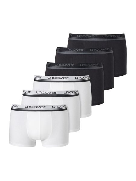 uncover by SCHIESSER Boxer "Uncover Cotton" 2er Pack, Logo-Bund, elastisch, günstig online kaufen