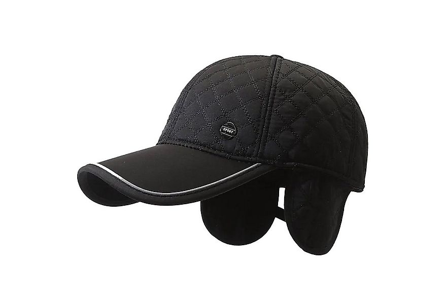 Sporty Baseball Cap Winter Baseballcap mit Ohrenklappen Herren Ohrenschutz günstig online kaufen