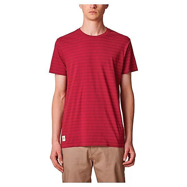 Globe Horizon Striped Gestreiftes Kurzarm-t-shirt L Rhubarb günstig online kaufen