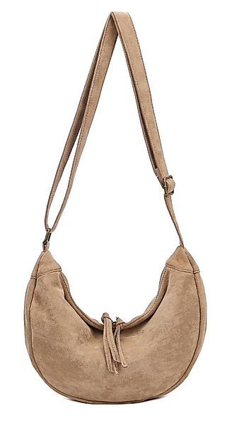 ITALYSHOP24 Schultertasche Damen Tasche MOON Halbmond Cross Over Body Bag U günstig online kaufen