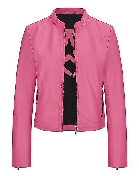 Milestone Lederjacke MSConny kurze Biker-Jacke, mit kleinem Stehkragen günstig online kaufen
