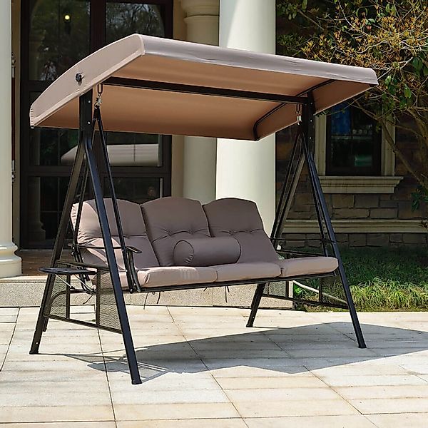 Home Deluxe Hollywoodschaukel Descanso Beige günstig online kaufen