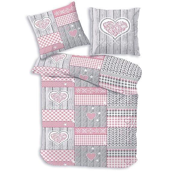 Träumschön Bettwäsche Premium Biber 135x200 cm günstig online kaufen