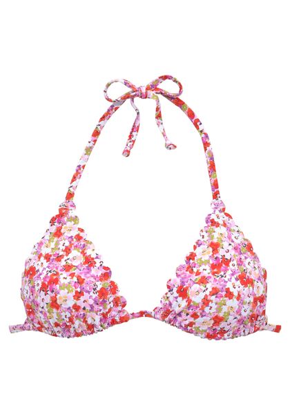 LASCANA Triangel-Bikini-Top Jasmin, im Blümchen-Druck günstig online kaufen