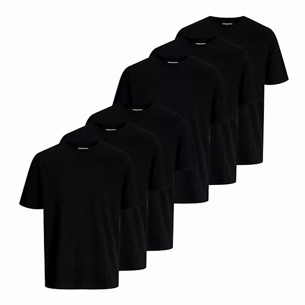 Jack & Jones T-Shirt 6er Pack Under Tee Crew Neck mit Rundhalsausschnitt günstig online kaufen