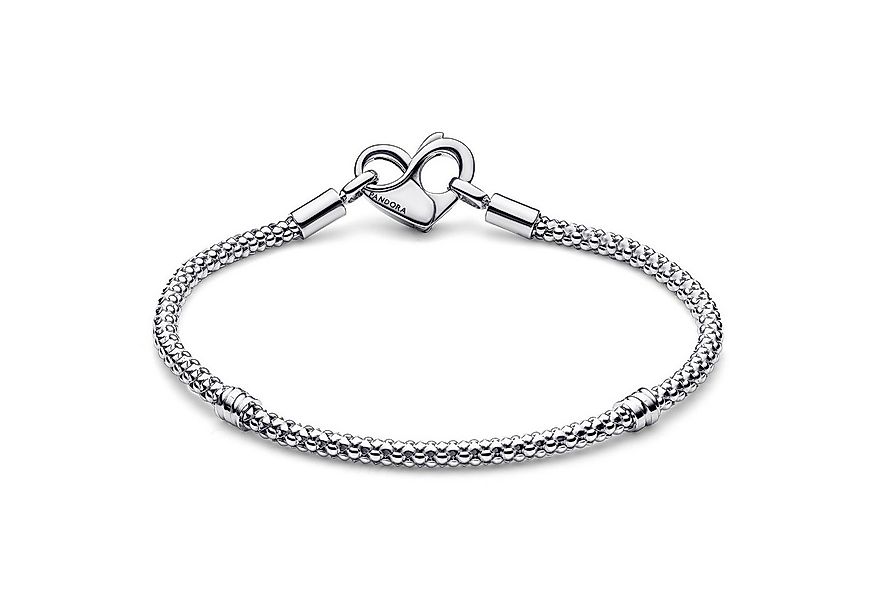 Pandora Silberarmband Charm-Armband für Damen Silber 925 Nietenkette günstig online kaufen