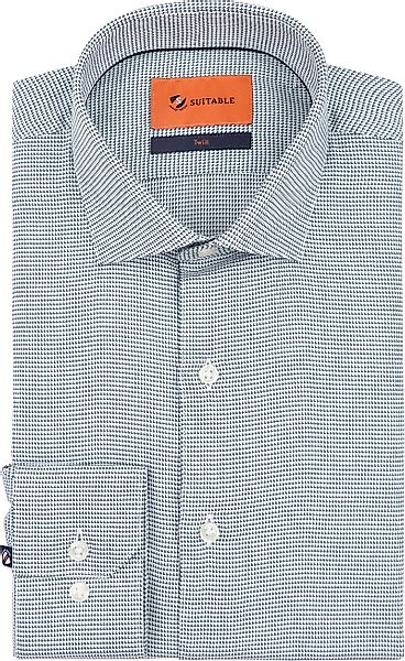 Suitable Hemd Dreieck Grün - Größe 38 günstig online kaufen