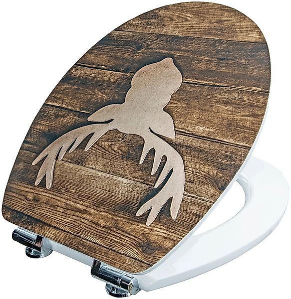 CORNAT WC-Sitz »Ansprechendes Design - Hochwertiger Holzkern - Absenkautoma günstig online kaufen