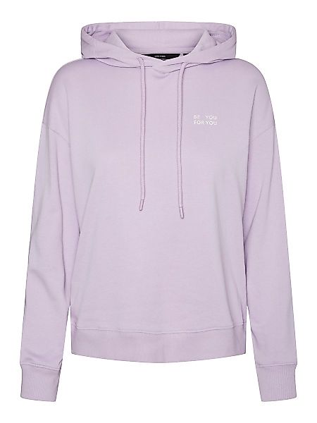 VERO MODA Kapuzen- Sweatshirt Damen Violett günstig online kaufen