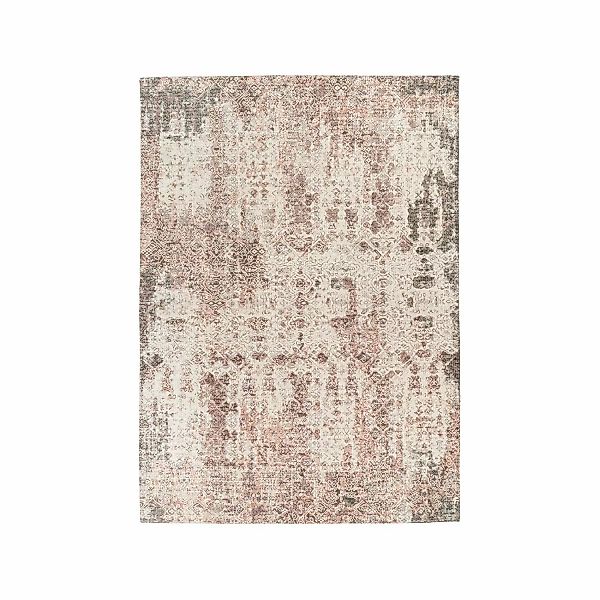 MeGusta Kurzflor Teppich Vintage UsedLook Rost Baumwolle 120x170 cm Covadon günstig online kaufen