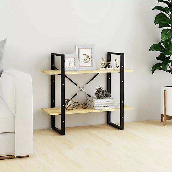 vidaXL Bücherregal Bücherregal 2 Böden 80x30x70 günstig online kaufen