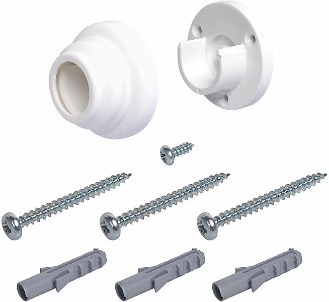 Liedeco Wandträger "Thüringen" für Gardinenstangen Ø 28 mm günstig online kaufen