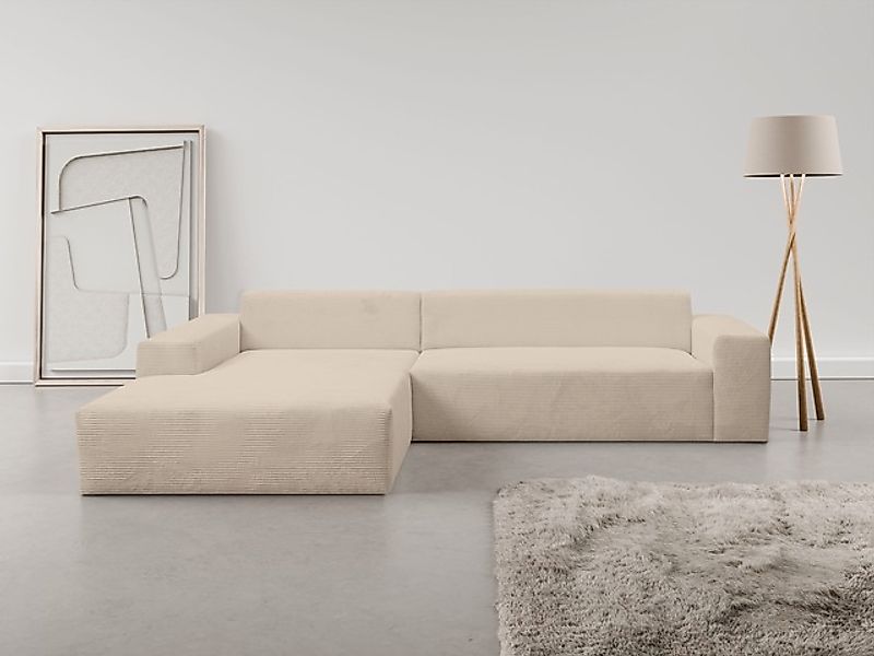 WERK2 Ecksofa »Zeus-XL, Mega-Sofa mit großer Sitztiefe, Stellmaße 311cm x 2 günstig online kaufen