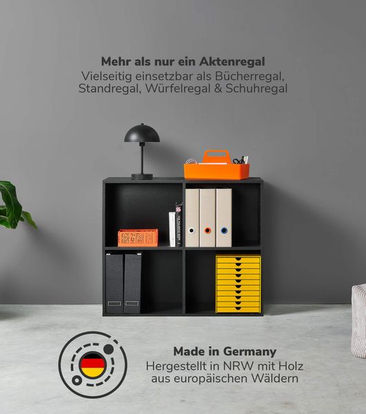 mokebo Aktenregal Der Verstauer, 4 Fächer, günstig online kaufen