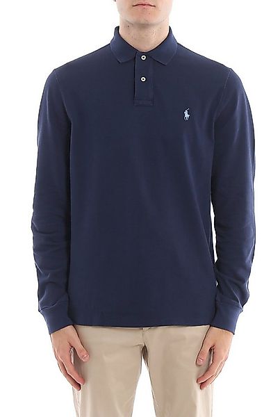 Polo Ralph Lauren Langarm-Poloshirt Herren Hemd Classic Fit mit digitaler E günstig online kaufen