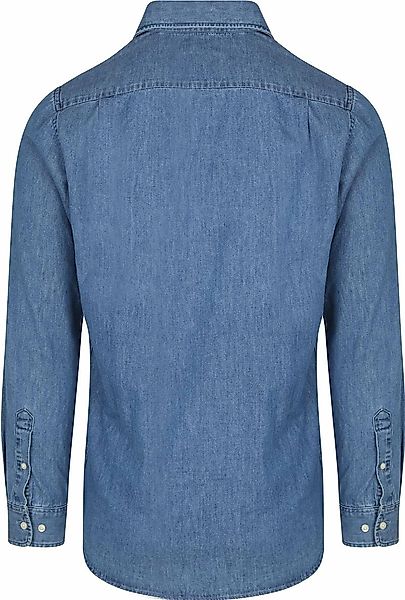 Steppin' Out Hemd Chambray Blau - Größe M günstig online kaufen