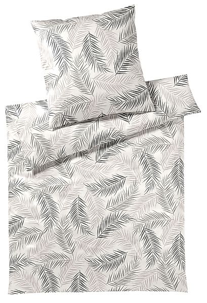 Elegante Bettwäsche Palm, Satin, 2 teilig, günstig online kaufen