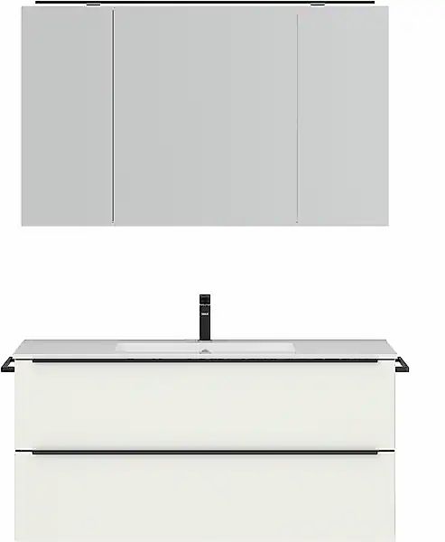 nobilia® Badmöbel-Set »Levere« vormontiert, mit Soft-Close, 2 Stk. tlg. günstig online kaufen