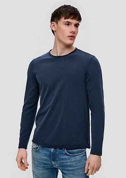 QS Langarmshirt Langarmshirt aus Baumwolle günstig online kaufen