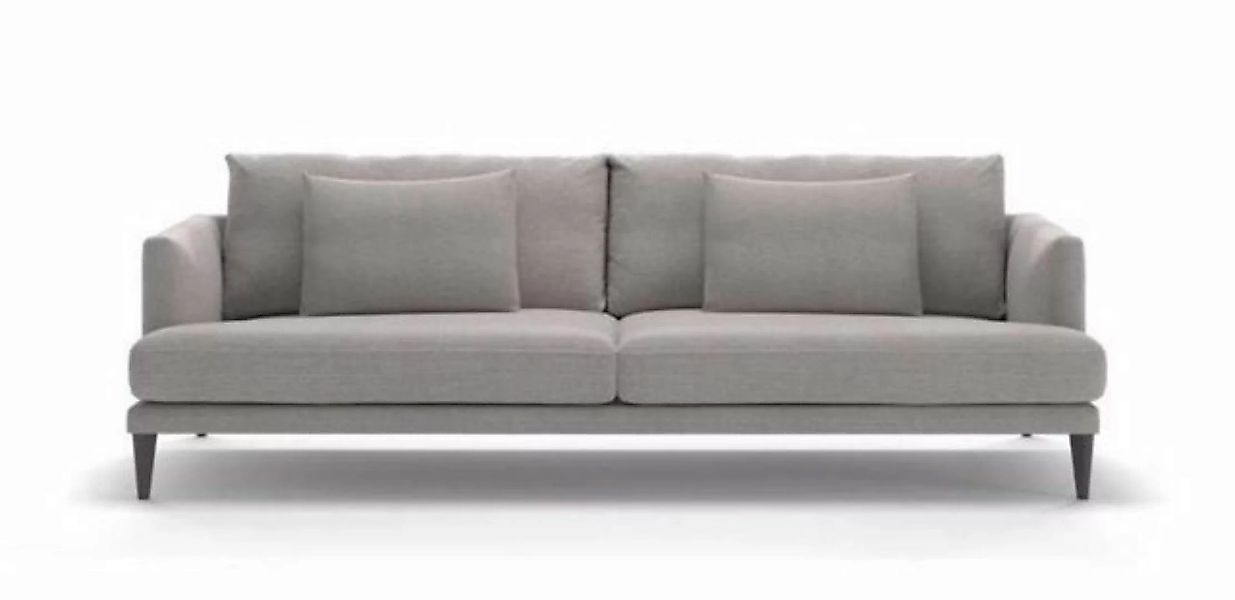 JVmoebel Sofa Zweisitzer Designer Luxus Graues Sofa Textilmöbel Wohnzimmer, günstig online kaufen