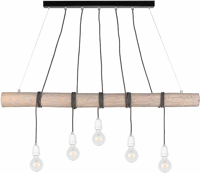 SPOT Light Pendelleuchte »TRABO PORCIA«, 5 flammig, Leuchtmittel E27   Leuc günstig online kaufen