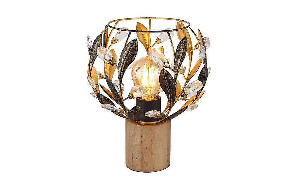 Globo Lighting Tischleuchte   ¦ braun ¦ Maße (cm): B: 20 H: 25  Ø: 20 Lampe günstig online kaufen