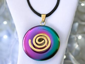 Steinfixx® Lange Kette echter Edelsteindonut 30 günstig online kaufen