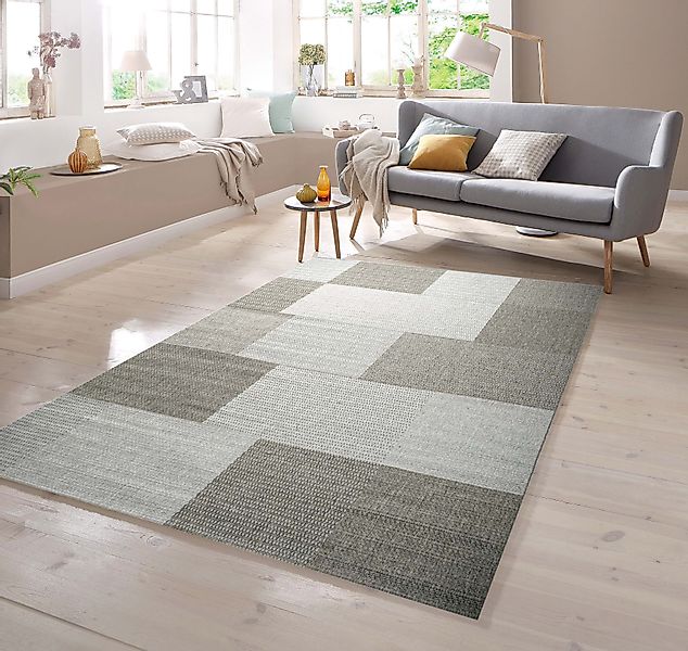 TeppichHome24 Teppich Teppich Sisal Optik Karo günstig online kaufen