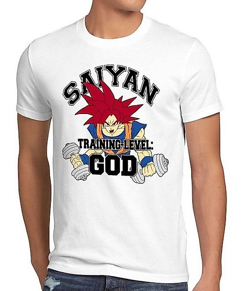 style3 T-Shirt Goku Saiyan Training Level God super dragonball z songoku db günstig online kaufen