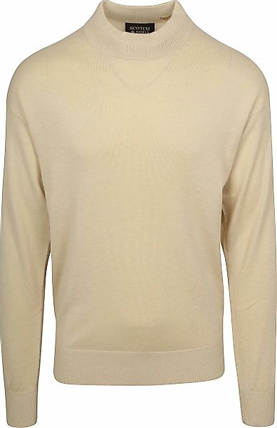 Scotch and Soda Essential Wool Blend Pullover Ecru - Größe S günstig online kaufen