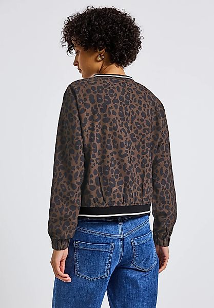 STREET ONE Blouson, ohne Kapuze, mit Leomuster günstig online kaufen