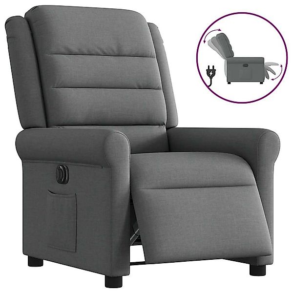 vidaXL Relaxsessel Elektrisch Dunkelgrau Stoff 3303295 günstig online kaufen