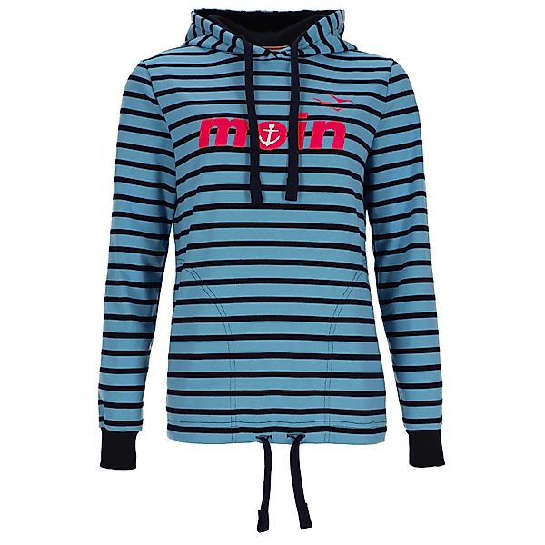 modAS Kapuzenshirt Damen Langarm-Shirt Moin-Print mit günstig online kaufen