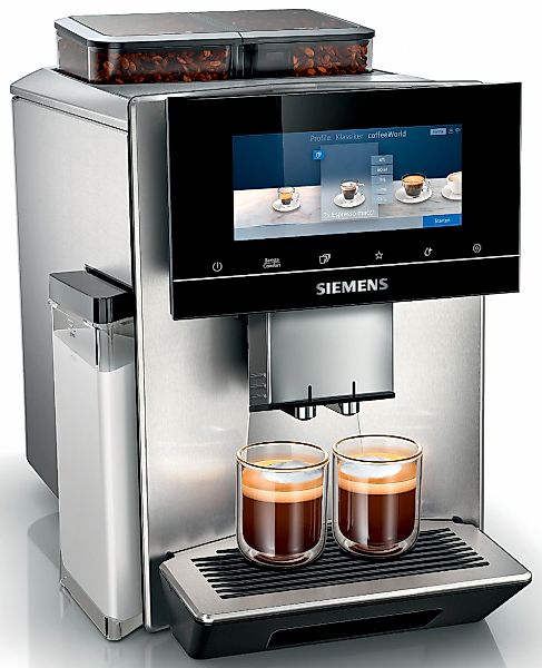 SIEMENS Kaffeevollautomat "EQ900 TQ907D03, intuitives 6,8" TFT-Display, 2 B günstig online kaufen