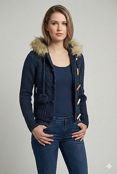 Rock Angel Kapuzenstrickjacke Strickjacke 262ARS günstig online kaufen