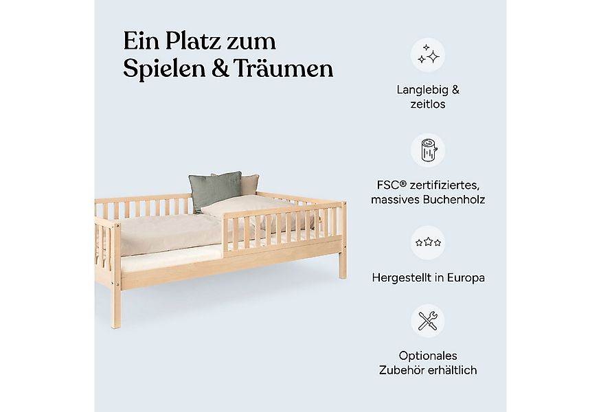 Ehrenkind Kinderbett Livo aus massivem Buchenholz, FSC® zertifiziert, inkl. günstig online kaufen