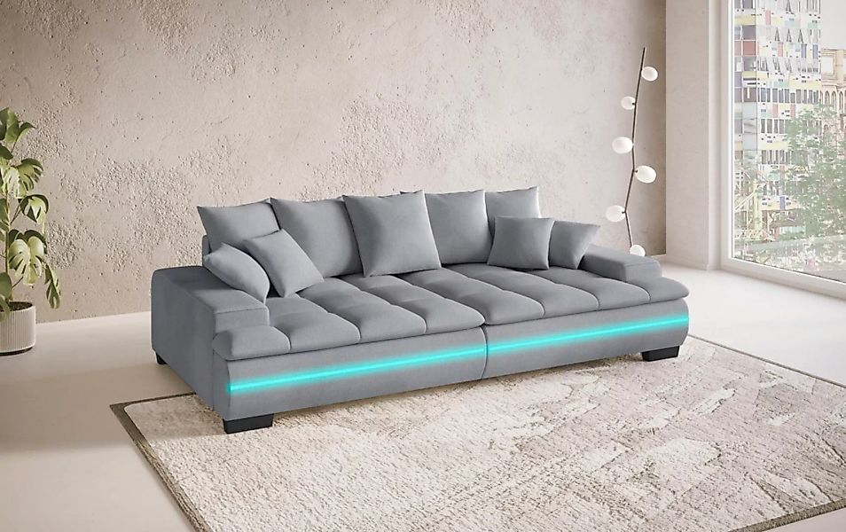 Mr. Couch Big-Sofa "Haiti II RGB-LED", RGB-LED Beleuchtung, mit Handwerklic günstig online kaufen