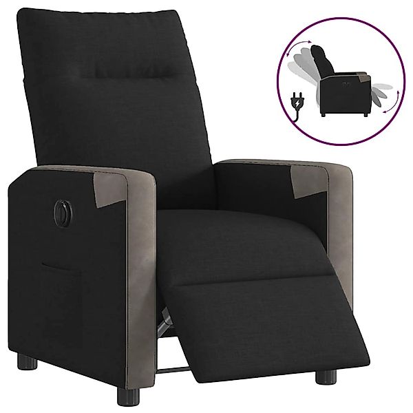 vidaXL Relaxsessel Elektrisch Schwarz Stoff 3324082 günstig online kaufen