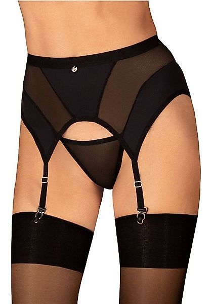 Obsessive Strumpfhalter Transparenter Strumpfgürtel- schwarz, flexibler Sto günstig online kaufen