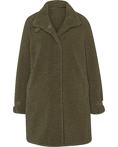 White Label Langmantel Stehkragen-Curlymantel günstig online kaufen