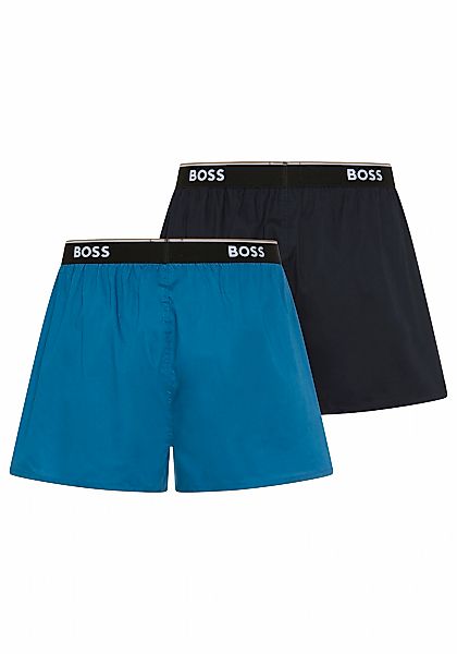BOSS Pyjamashorts aus Baumwolle, elastischer Bund günstig online kaufen