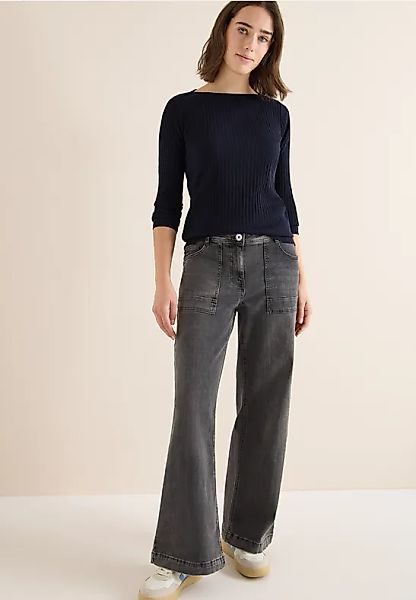 Rippstruktur Shirt günstig online kaufen