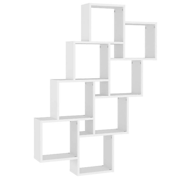 vidaXL Regal Würfelregal Weiß 90x15x119 cm Holzwerkstoff, 1-tlg. günstig online kaufen