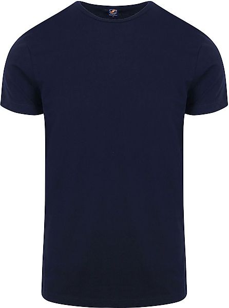 Suitable Ota T-Shirt Rundhalsausschnitt Marineblau 2-Pack - Größe XL günstig online kaufen