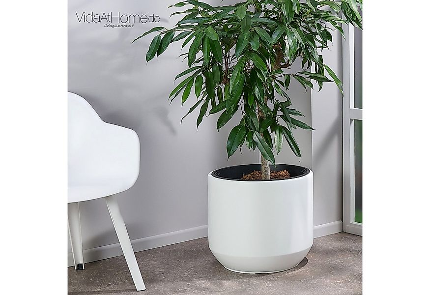 VidaAtHome.de Blumentopf Pflanzgefäß HERA ø 47er, Pflanztopf mit Pflanzeins günstig online kaufen