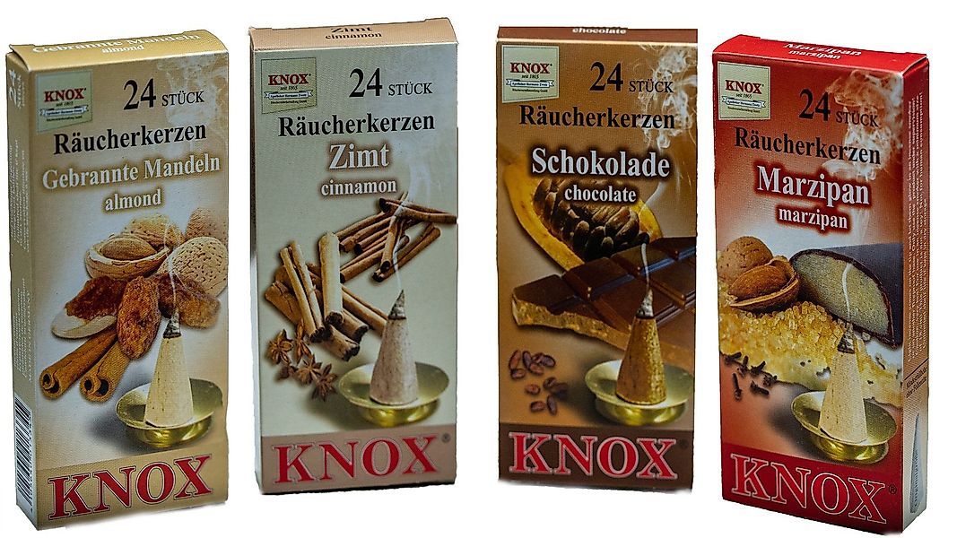 KNOX Duftkerze 4er Set: Bäckerei, Räucherkerzen günstig online kaufen