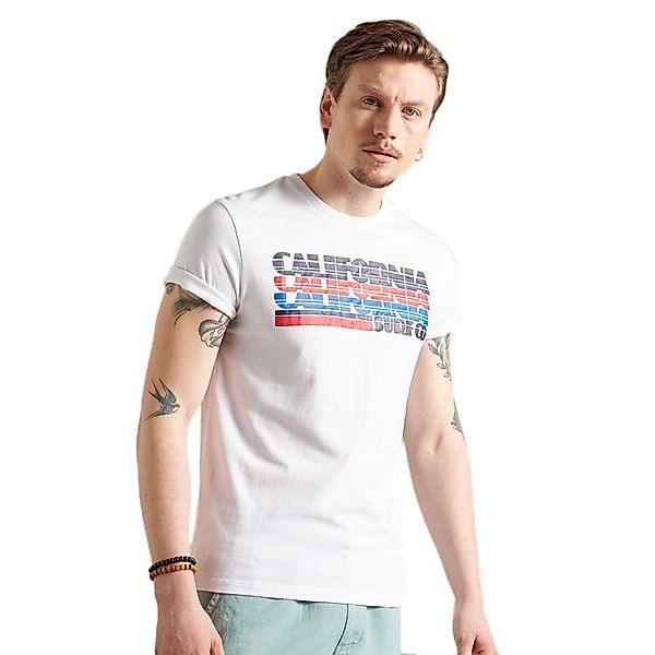 Superdry Cali Surf Graphic 220 Kurzärmeliges T-shirt XL Optic günstig online kaufen