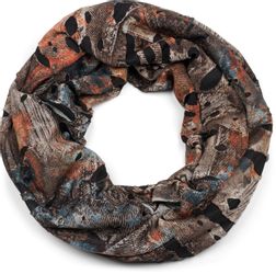 styleBREAKER Loop Loop Schal mit Farbklecksen günstig online kaufen